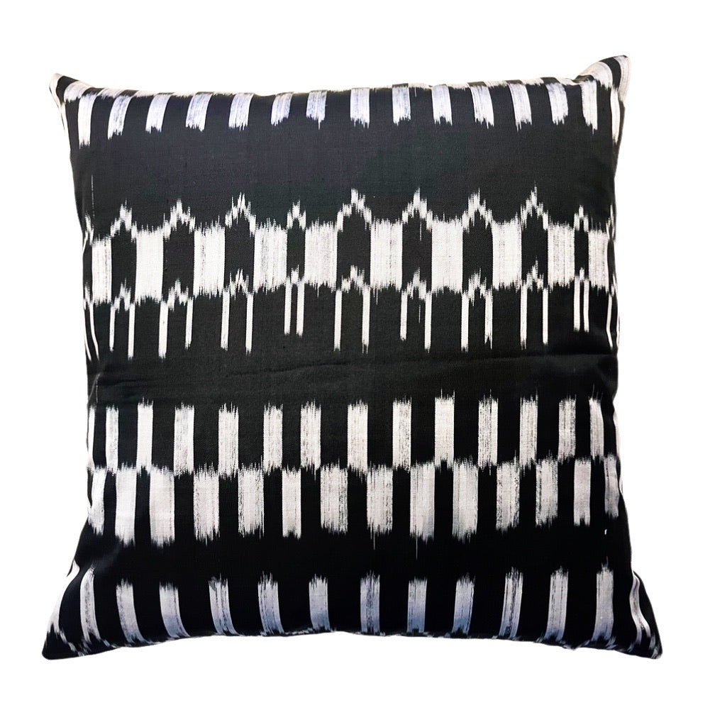 Coussin Shan noir et blanc