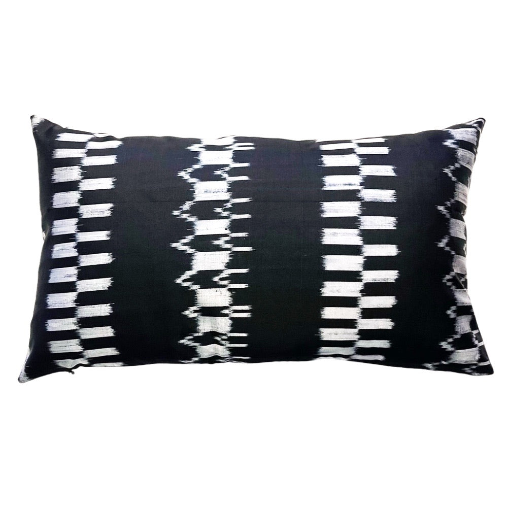 Coussin Shan noir et blanc