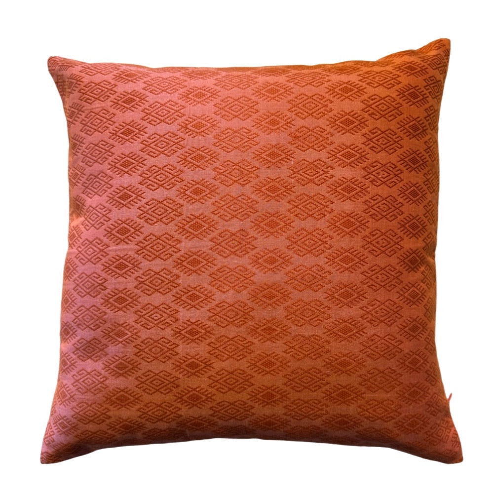 Coussin Kachin orange