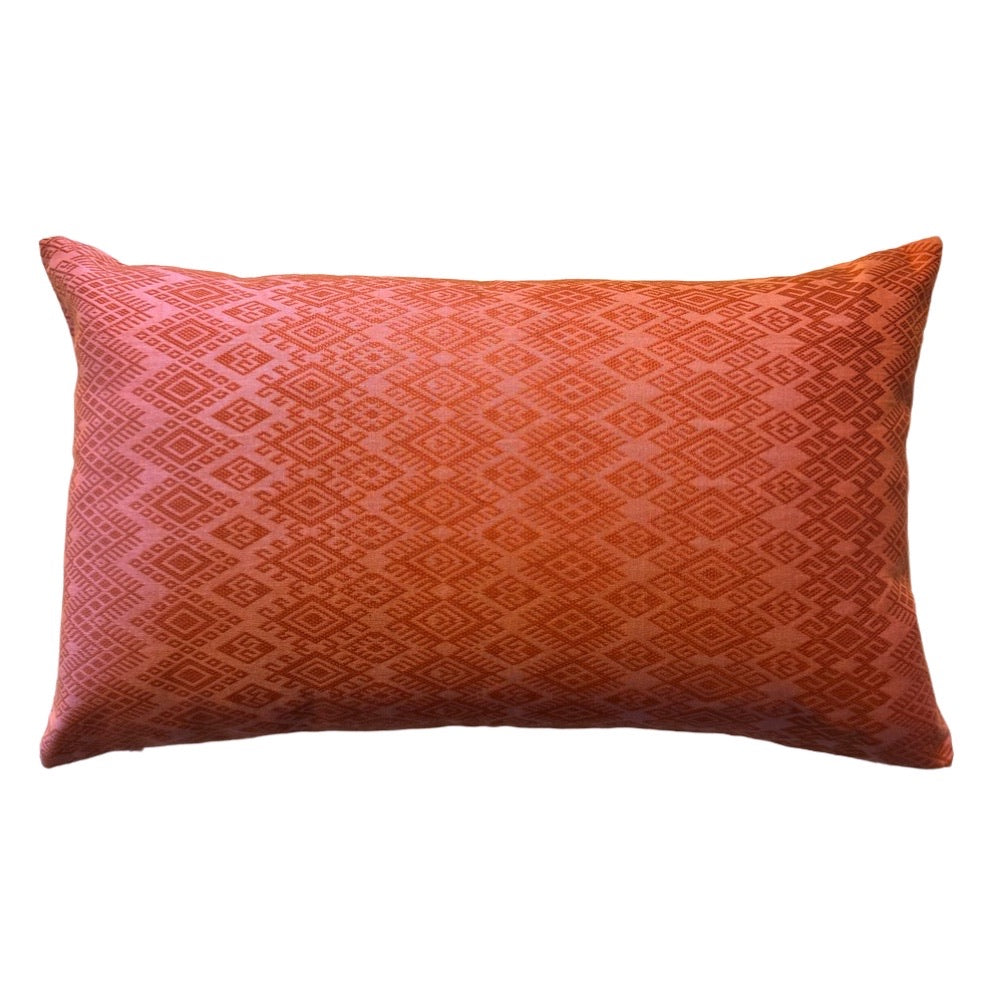 Coussin Kachin orange