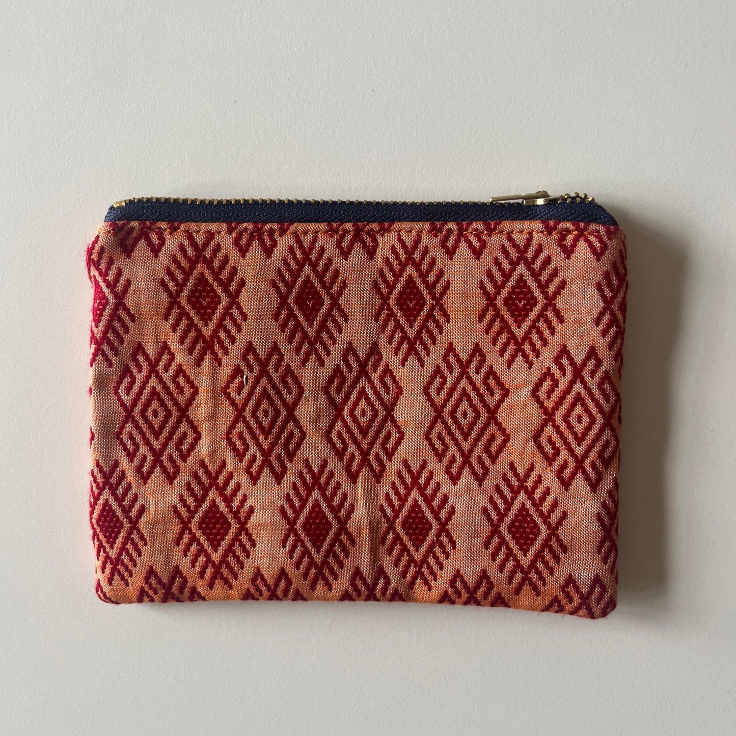 Pochette Kachin orange et rouge